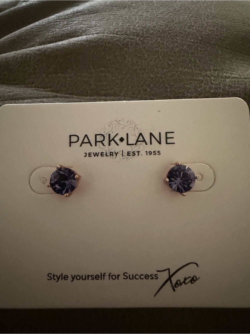 Park Lane Purple Crystal Stud Earrings purple passion earrings